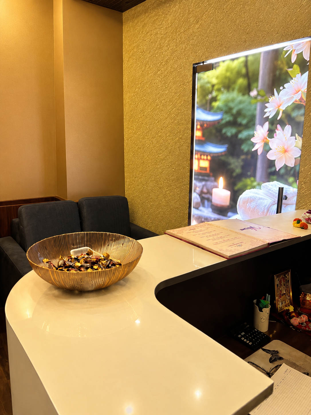 Peaceful treatment room at Rio Spa