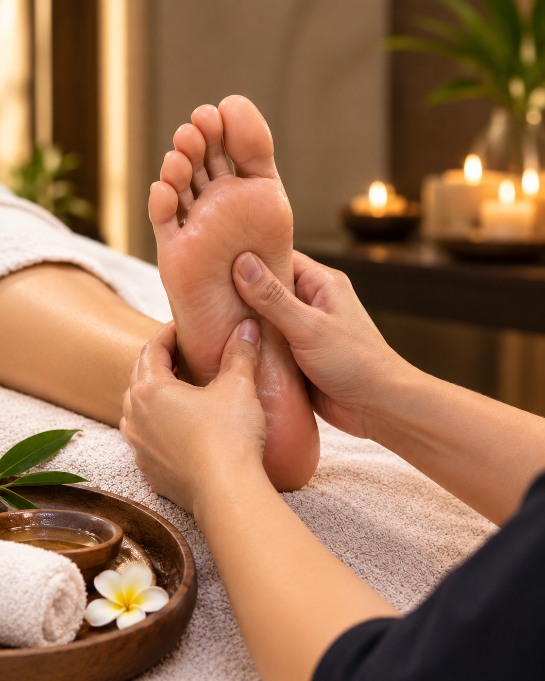 Foot Reflexology treatment