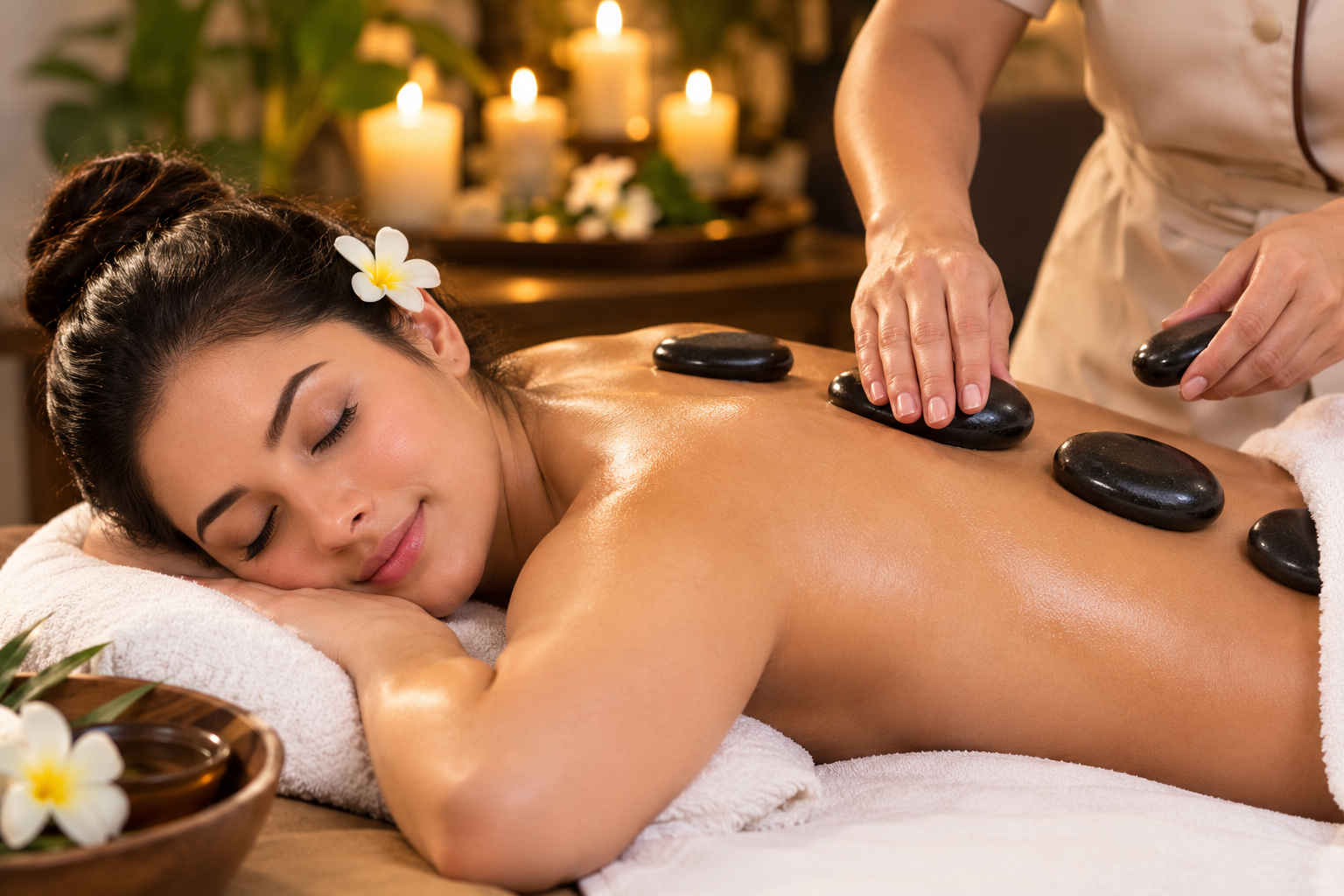 Hot Stone Massage treatment